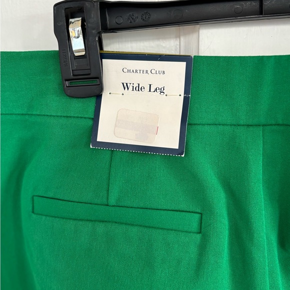 American Heritage NWT women’s Bright Green Saikor style Trousers - Picture 3 of 5